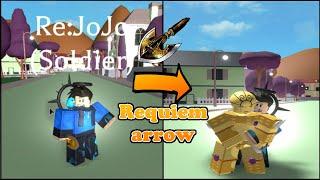 Using Requiem Arrow To Farm Tier 7 Stands on pjj | Roblox Project Jojo