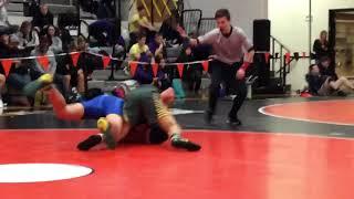 Kid gets angry when he loses in a wrestling match!