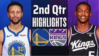 Golden State Warriors vs Sacramento Kings 2nd Qtr Full Highlights - Oct 9 | NBA Pre-Season 2024