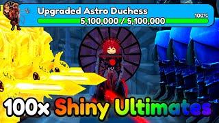 100 SHINY ULTIMATES vs NEW STRONGEST BOSS..