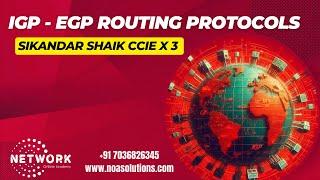 Understanding IGP and EGP Routing Protocols | Explained by Sikandar Shaik CCIEx3