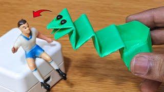 Paper Snake Prank Origami - Fun & Easy Origami - Snake in the box