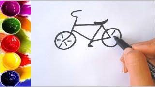 How to draw a bike?/Как нарисовать велосипед?