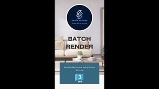 How to Batch Render Multiple Scenes in 3ds Max - A Time-Saving Technique #shorts #3d #3dsmax