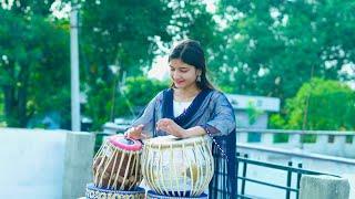 Tere Hawale Arijit Singh | Laal Singh Chadda | Tabla Cover By Mona Chopra | Vasuki Fusions