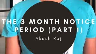 The 3 month notice period | Akash Raj #shorts #learnbydoing #data #interview #jobhunting