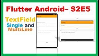 Flutter S2E6 : TextField - Single and MultiLine