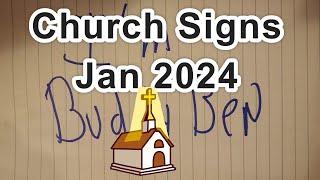 Church Signs January 2024