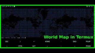 How to view the world map in Termux