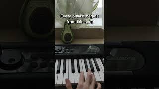 Every pianist begins from this song on piano 