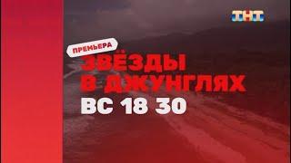 Анонс шоу «Звёзды в джунглях» с 22 сентября в 18:30 на ТНТ