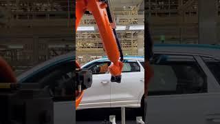 Kuka robot automated Inspection applied automotive production line #Kuka#automation #robot #machine