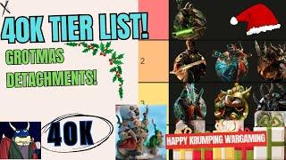 NEW detachment Tactical Tier List!  What are the best Grotmas detachments!?  Warhammer 40k!