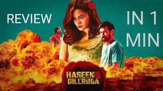 Haseen Dillruba short review |NETFLIX Movie | INFINITY VRS |