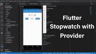 Flutter Stopwatch with Provider