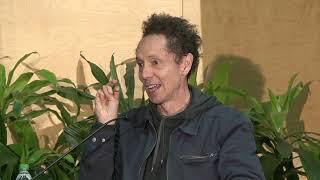 Malcolm Gladwell with Michael Lynton and Jacob Weisberg at the 2022 New Orleans Book Festival