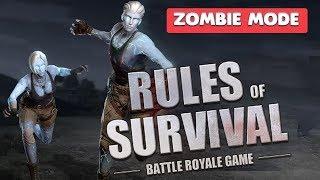 RULES OF SURVIVAL - ZOMBIE MODE GAMEPLAY ( iOS / ANDROID )