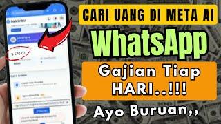 CARA DAPAT UANG DARI META AI WHATSAPP, CARI UANG DARI INTERNET @Tutorial-Tips-Triks