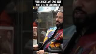 FRENCH MONTANTA SAYS BEEF WITH 50 HELPED CAREER!! #50cent #frenchmontana #shorts