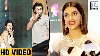 Kriti Sanon Reacts On Ranbir Kapoor And Mahira Khan's SMOKING Pictures | LehrenTV