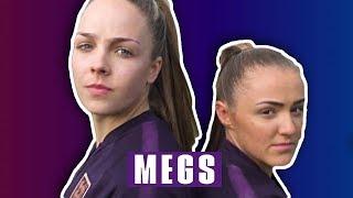 "I'm Doing the SPLITS!" | Ellie Roebuck v Georgia Stanway | Megs | Lionesses