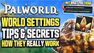 Palworld World Settings DON’T WORK HOW YOU THINK // BEST Game Settings EXPLAINED