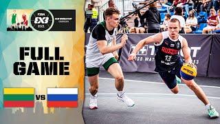 Lithuania v Russia | Men's - Full Game | FIBA 3x3 U18 World Cup