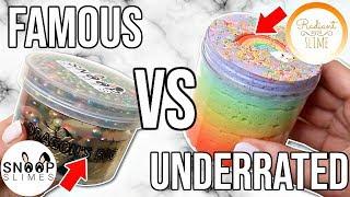 FAMOUS VS UNDERRATED SLIME SHOP REVIEW!