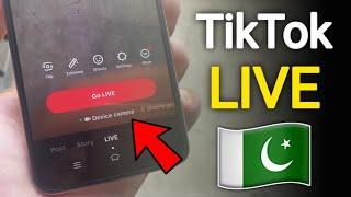 TikTok Live Pakistan | How to go live tiktok in pakistan  | TikTok Live Setting