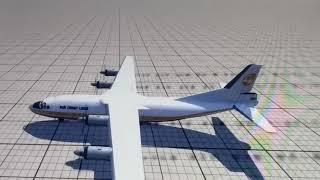 Antonov AN-12 Crash BeamNG.Drive