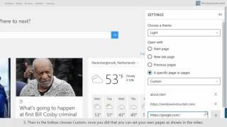 How To Change Homepage on Microsoft Edge
