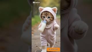 Not Just Another Cute Cat Video..   #ai #animation #shorts #kitten