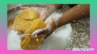 "Sponge Asmr," (Lather, Sparkles, & Sprinkles   Unwind with a visually, stimulating squeeze !