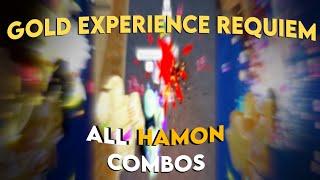 [YBA] GOLD EXPERIENCE REQUIEM: ALL HAMON COMBOS (195+ DAMAGE)