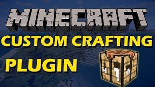 Create custom items and recipes in Minecraft with Custom Crafting Plugin