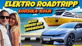 Langstrecke im Kia EV6! Korsika - Köln mit der Fähre. Avignon + Pont du Gard  Roadtrip