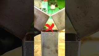 three Hollow joint new idea #walding #welder #indiastickwelder