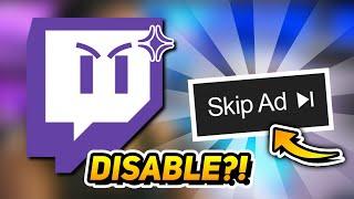 DISABLE Twitch Pre-Roll Ads For Your Viewers!