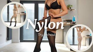 *SEXY* Nylon Try On Haul!