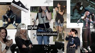 my personal style: style inspirations, closet staples, evolution (y2k emo skater grunge rock)