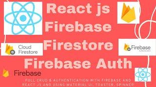 React Hooks App With Firebase||Complete Login & Sign Up &  Full Crud||Material UI||Toaster Spinner