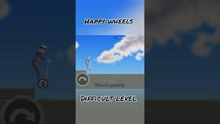 Happy wheels difficult level #gaming #shorts