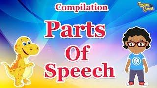 Parts Of Speech | English Grammar Compilation For Kids | Roving Genius