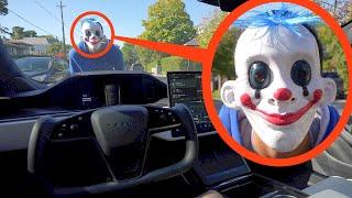 clown picked the wrong Tesla at the wrong time, (Tesla is smarter)