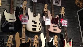 2017 Sam Ash New York City Visit Basses & Guitars