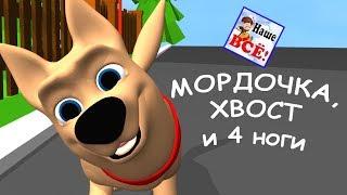 Мордочка, хвост и четыре ноги. 3D Мульт-песенка, видео для детей. Наше всё!