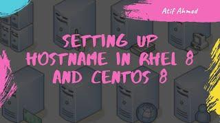 Setting-up Hostname In RHEL8 and CentOS 7/8 Systems