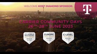 Deutsche Telekom Global Carrier - Host Diamond Sponsor for Carrier Community Days in Berlin