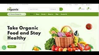 Organis - Multivendor Organic Food & Grocery Laravel eCommerce