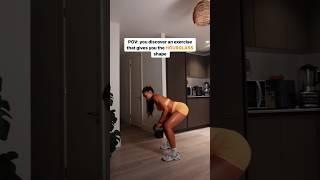 Hourglass workout ⌛️ a compound movement that works your back, core and glutes #bodyrecomposition